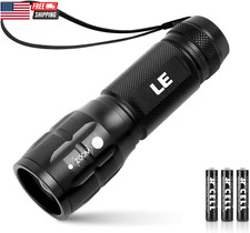 LED Flashlights High Lumens, Small Flashlight, Waterproof, Adjustable Focus Flas