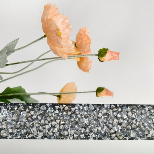 Modern Glas Kristall Couchtisch Wohnzimmertisch Rechteck Verspiegelte Sofatisch - Bild 7 von 12