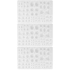 3pcs kreative geometrische designierte Schmuckschimmel -Schmuckanhänger