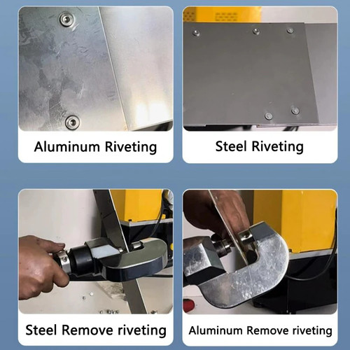 Reparación de carrocería de aluminio estampado remachado retractor motorizado hidráulico portátil - Imagen 7 de 17