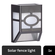 Solar Fence Lights Outdoor Waterproof LED Garden Wall Pathway Lighting