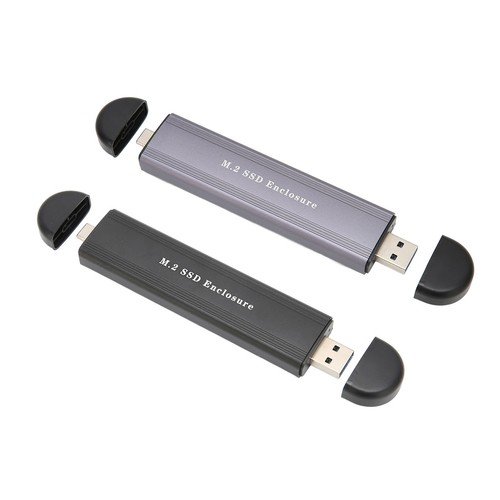 M.2 NVME NGFF SSD Enclosure Type C USB3.0 Dual Head Transmission SSD Enclosur FY - Afbeelding 24 van 30