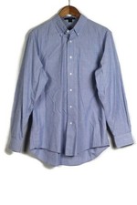 Port Authority Blue Men's Dress Shirt Long Sleeve Button Down Large 003