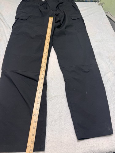 5.11 Tactical Pants Men's 40x34 Black 511 Cargo Polyester Thin Rip Stop - Picture 3 of 9