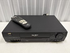 JVC HR-S4800U Super VHS S-VHS ET Hi-Fi Stereo VCR Player w/Remote - TESTED