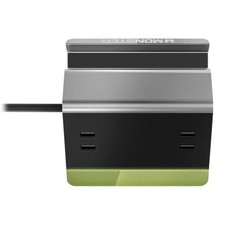 Monster Power Rapid Charging Station 4 USB w/ Phone  Tablet Stand, Night Light