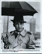 Press Photo Daniel J. Travanti in a scene from "Murrow," on HBO. - lrp64485