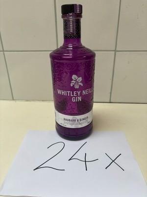 Whitley Neil Rhubarb Ginger 24x LEERE GIN FLASCHE lila Restposten riesiges Konvolut