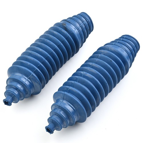 2 Set-Universal Silicone Rack And Pinion Steering-Boot Gaiter Clamps-Kit Blue - Picture 10 of 13