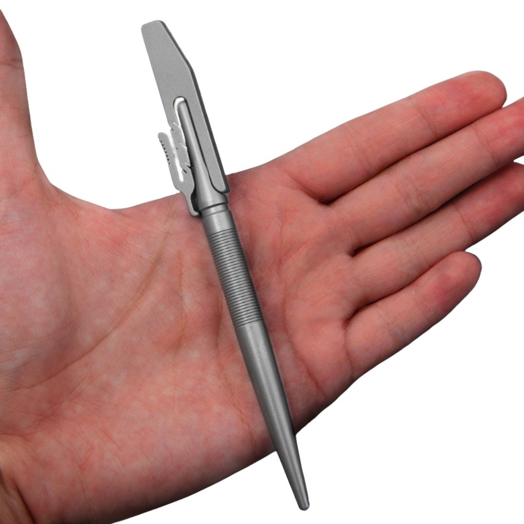 Titanium EDC Titanium alloy Pry Bar Pen Multi Tool Lightweight Durable KNA01