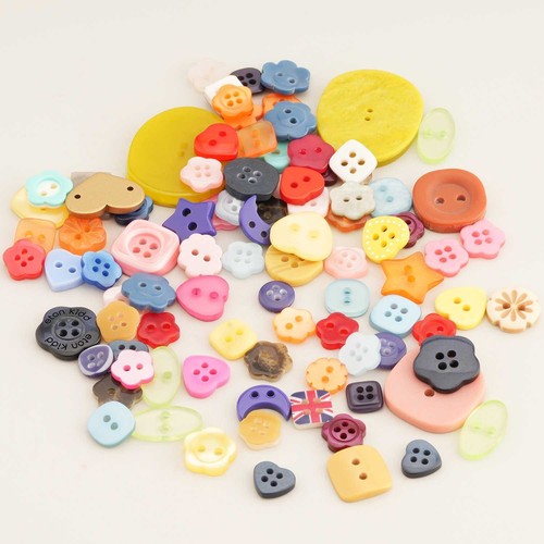 30g Mixed Theme Resin Buttons for Sewing Scrapbook Clothing Handmade Decor - Picture 3 of 5