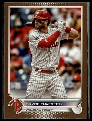 2022 Topps #250 Bryce Harper Gold #/2022