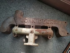 Vintage John Deere Tractor 4 Cyl Intake / Exhaust Manifolds Original 