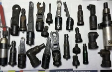 Large Lot Of Air Powered Tool Parts Some Gardner Denver Used 