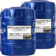 40L MANNOL 0W-30 MOTOR&Ouml;L LEGEND f&uuml;r 504.00 507.00 LL-04 229.51 229.52 229.31 &Ouml;L