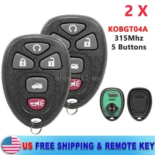 2 Remote Key Fob For 2009 2010 2011 2012 2013 2014 2015 2016 2017 GMC Acadia