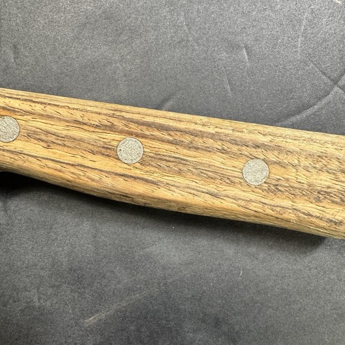 Vtg R.H. Forschner Co. Victornox Butcher Knife #409-5 Wood Stainless Steel Swiss - Picture 11 of 15