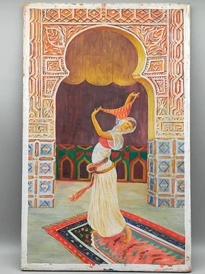 Orientalisches Ölgemälde – Tänzerin in prachtvollem Palast Ambiente - Bild 1 von 4