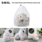 Heavy Duty Laundry Bag with Drawstring Closure Prevents Clothes from Scattering