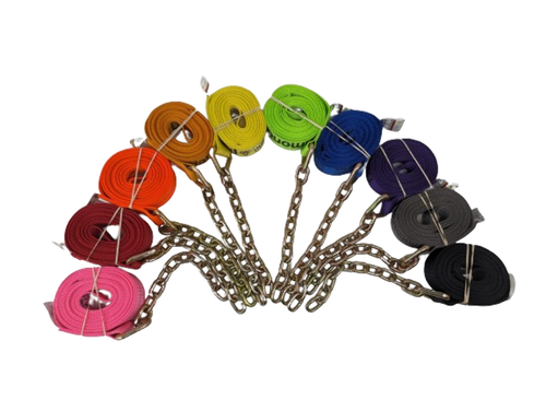 2" x 18' DIAMOND WEAVE Strap with 12" Chain Tail - Color Option - Picture 3 of 12