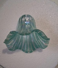 Vetro di ricambio Paralume Verde Acqua Applique lampadario abatjour E14