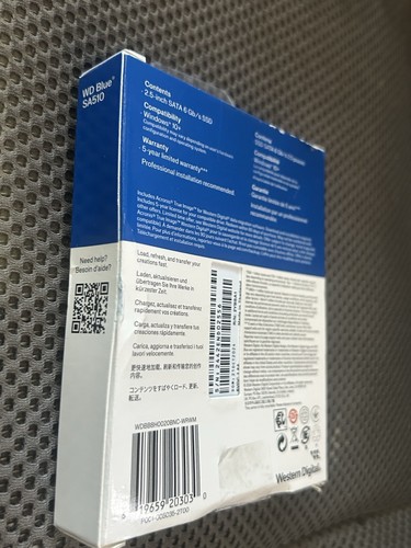 🔥WD Blue 2TB SA510 SATA Internal Solid State Drive SSD WDBB8H0020BNC-WRWM NEW - Afbeelding 5 van 9