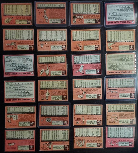 1969 Topps - 24 card lot No Dupes High# Jones Aker Gil Bell Stroud Allen Priddy - Picture 2 of 24