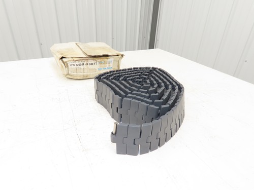 System Plast LFG 2250M-K330FT TableTop Conveyor Chain 3.3"x 10'L Side-Flex Gray - Picture 9 of 9