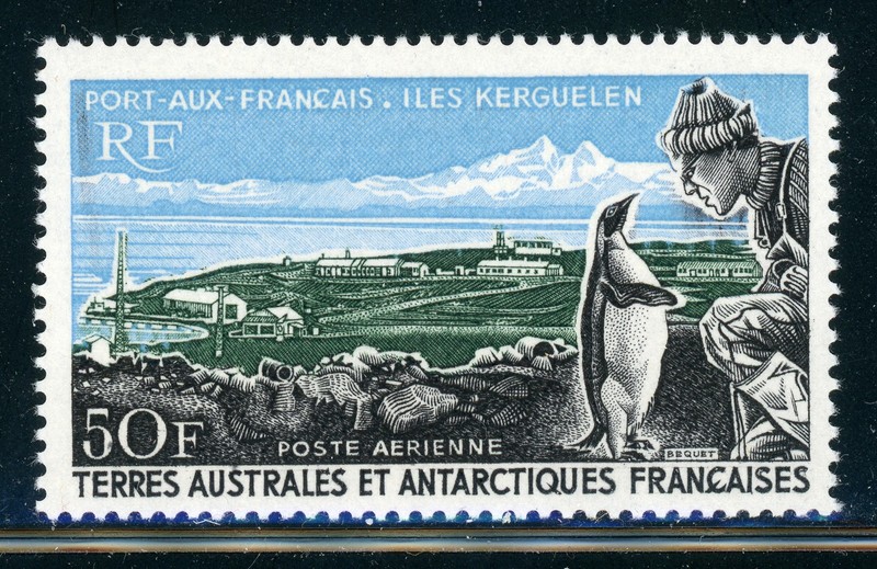 FSAT TAAF MNH Selections: Scott #C13 50Fr Emperor Penguin & Explorer CV$37+