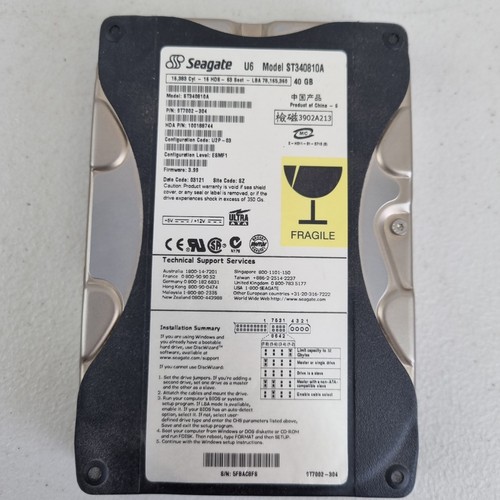 4x Joblot Vintage IDE Hard Drive Seagate Western Digital 40GB 80GB 160GB 3.5'' - Picture 12 of 15