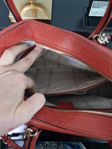 Gucci Tasche Original Rot Modische Handtasche Gucci Bright Diamante handbag - Bild 17 von 24