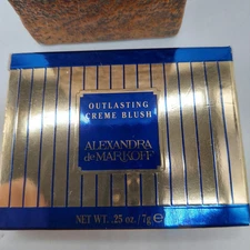 Alexandra De Markoff Outlasting Creme Blush Hot Pink New In Box .25oz