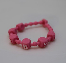 Vintage My Little Pony MLP G1 Pink Baby Ponies Baby Necklace Bracelet Collar