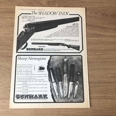 GUNS62 MAGAZINWERBUNG 12X9 GUNMARK: NORWEGISCHE SPORTMESSER