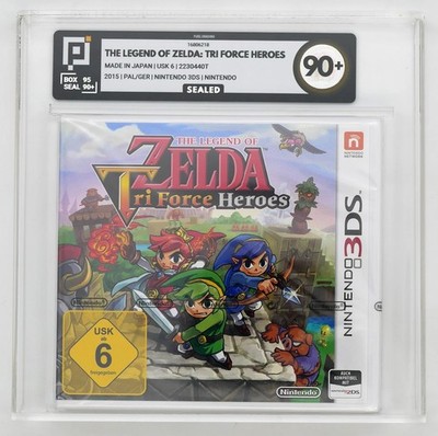 Nintendo 3DS Legend of Zelda Tri Force Heroes Pixel Grading SEALED 90+ 16806218 