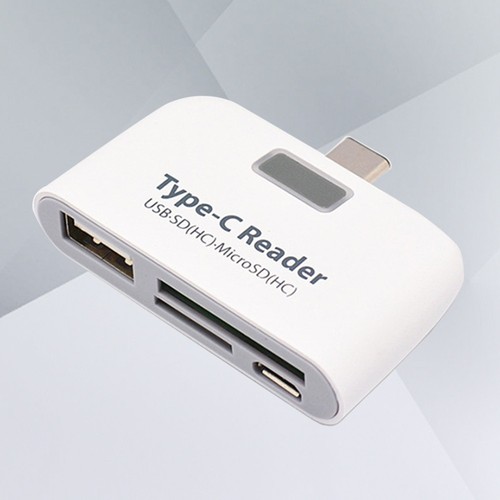Côté USB 3.1 USB avec Micro Interface USB compatible avec (blanc) - Afbeelding 7 van 12