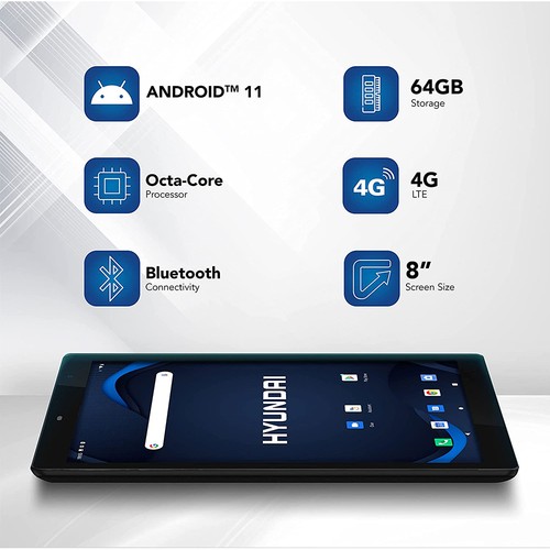 Hyundai HYtab Pro 8LA1 8 LTE Tablet; FHD IPS; 4GB/64GB (HT8LA1RBKNA01) - Open Bo - Picture 5 of 12