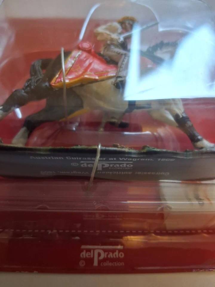 Del Prado Die-cast Metal Figure Austrian Cuirassier At Wagram 1809 SNC118 Sealed - Image 2 of 4