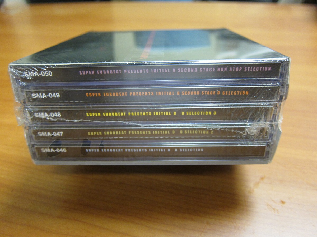 イニシャルD 頭文字D ミレニアム　ボックス　BOX 5枚組　CD ユーロビート Initial D Millennium Box 5-CD Set Super EuroBeat Soundtrack Music