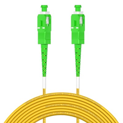 10FT OS1/2 SC/APC Fiber Optic Patch Cable Singlemode Simplex SMF LSZH