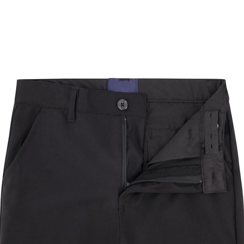 Buyless Fashion Boys Regular Fit Formal Flat Front Polyester Classic Long Pants - Picture 12 of 21