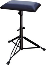 Soundlab Drum Stool With Folding Legs And Square Style Seat Black