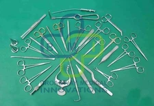 Basic Eye Micro Surgery Ophthalmic Scissors Forceps Surgical Instruments Set Kit