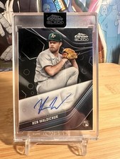 2023 Topps Chrome Black #CBA-KW Ken Waldichuk RC Rookie Encased Auto Athletics