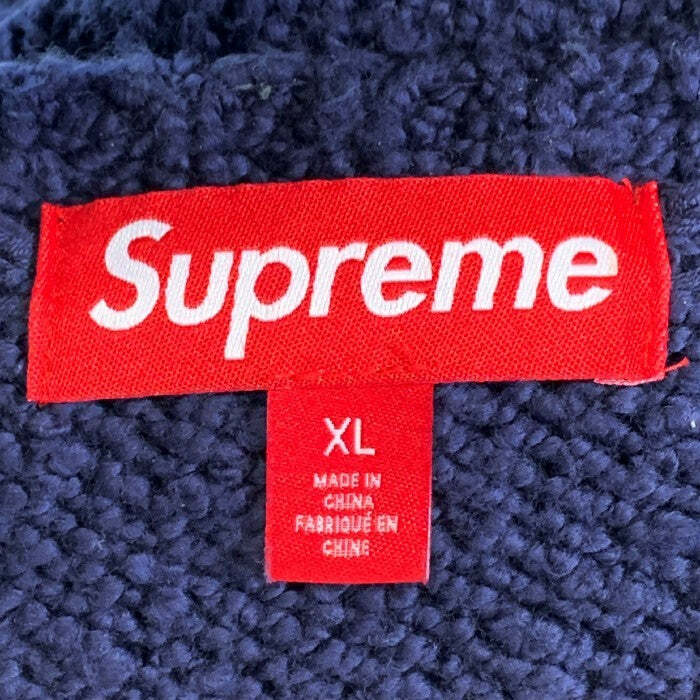 Supreme 24SS Boucle Small Box Sweater Navy Cotton Size XL Supreme 24SS Boucle Small Box Sweater Navy Cotton Size XL