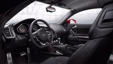 Cars audi r8 car Desk Mat Stitched