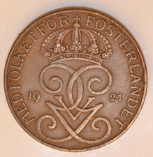 1921 Five Ore Sweden