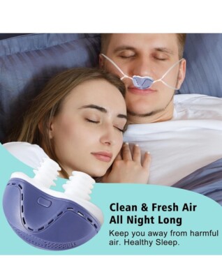 Electric Stop Snore Aid Stopper Micro Noise Anti Snoring Device Sleep Aid Apnea