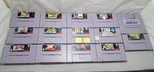 Super Nintendo SNES Game Lot (14) - Skuljagger, X Zone, The Lost Dimension +