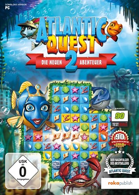 Atlantic Quest 2 - Die neuen Abenteuer - Match 3 - PC Download Version 